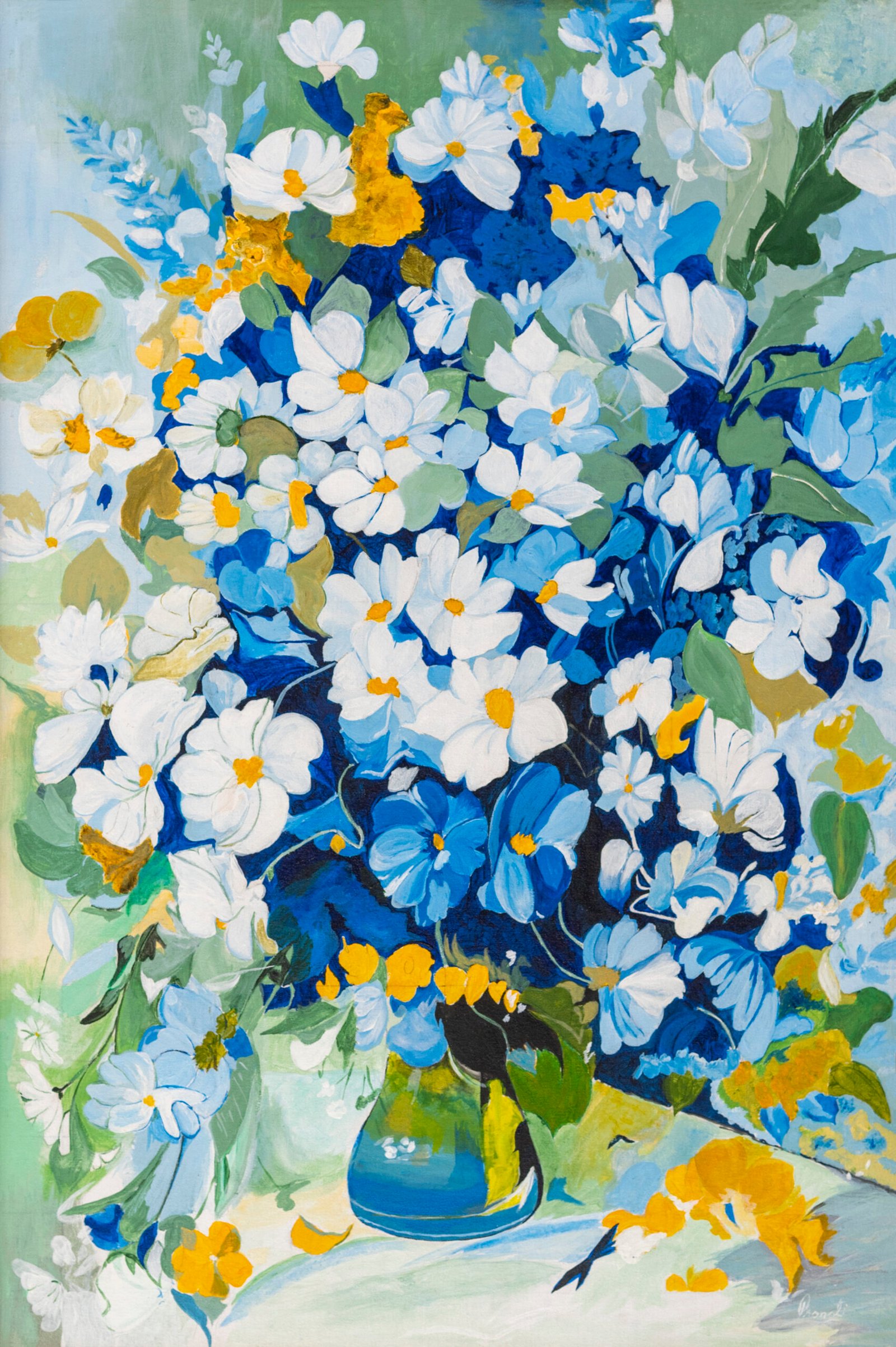 Burst of vibrant petals