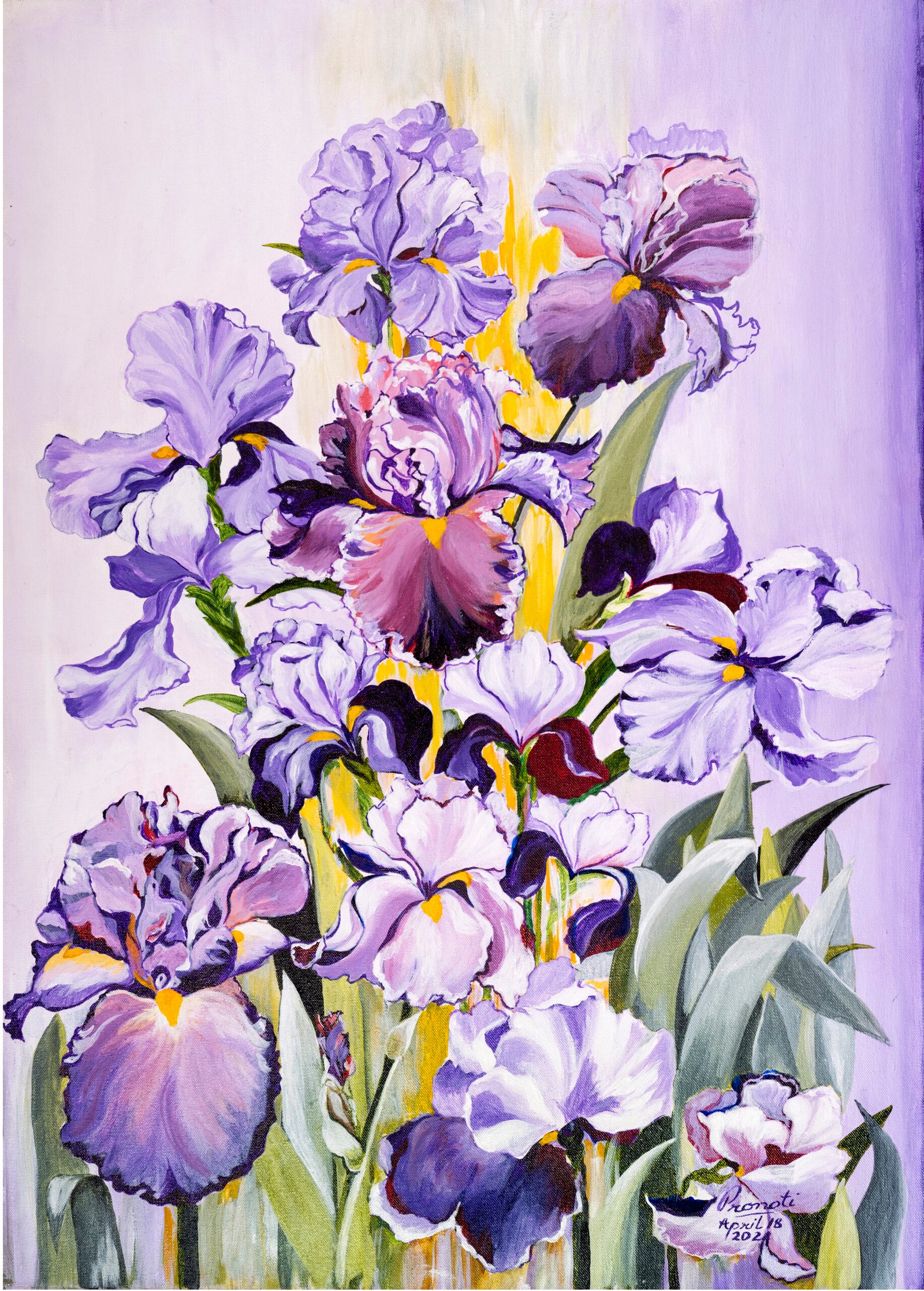 Purple Grace - Shanti Artworks